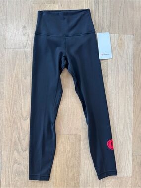 lululemon and Pure Barre branded align leggings